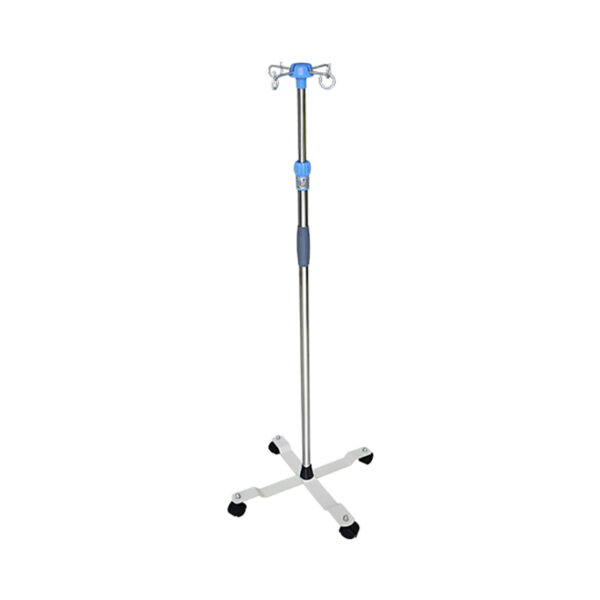 Knot type Four wheels Stainless Steel Infusion Stand