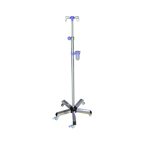 Stainless Steel Base five wheels infusion stand