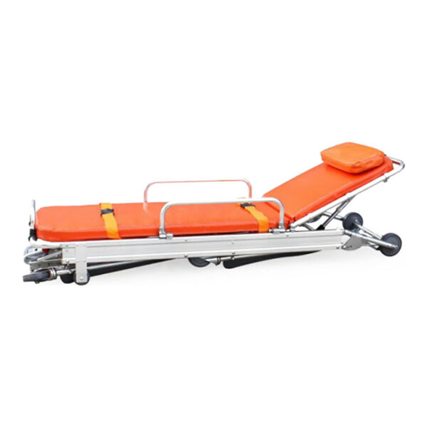 Stainless-steel Stretcher Cart with Four Castors